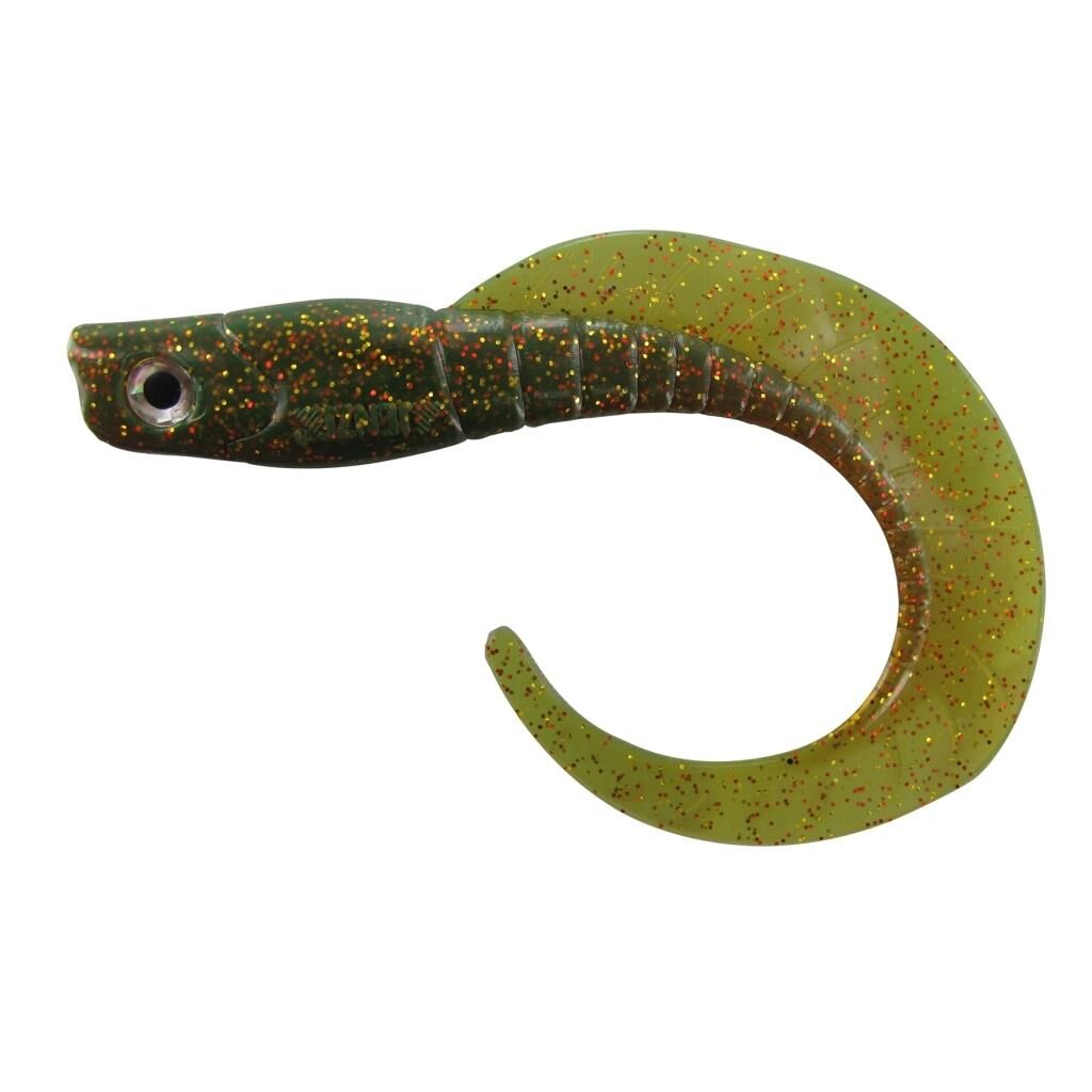 Jenzi Gummifisch Snake Tail Twister Farbe D  11,0 cm cm