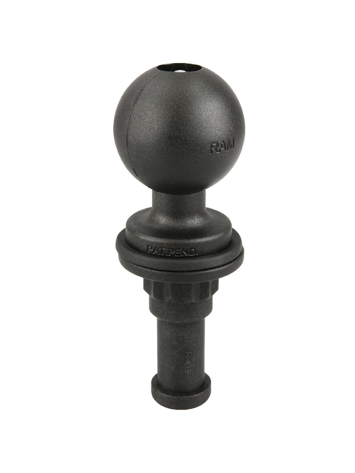 RAM Mounts Spline Post Stift mit C-Kugel (1,5 Zoll) - im Polybeutel