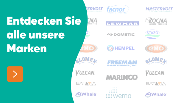 Banner mit der Aufschrift Entdecken Sie alle unsere Marken und Logos verschiedener Hersteller.