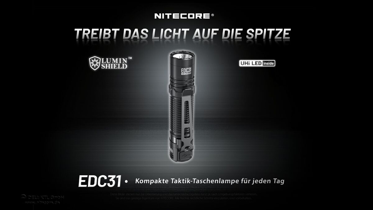 Nitecore EDC31 - 3500 Lumen
