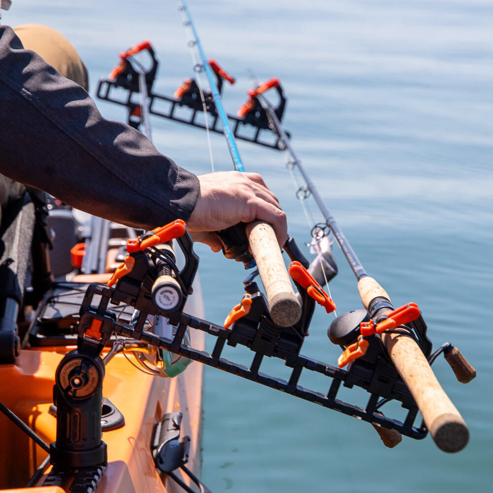 SideStage Pro Rod Rack includes 6 FlipGrips, 2 ClickTrac Rails, LNL Mount
