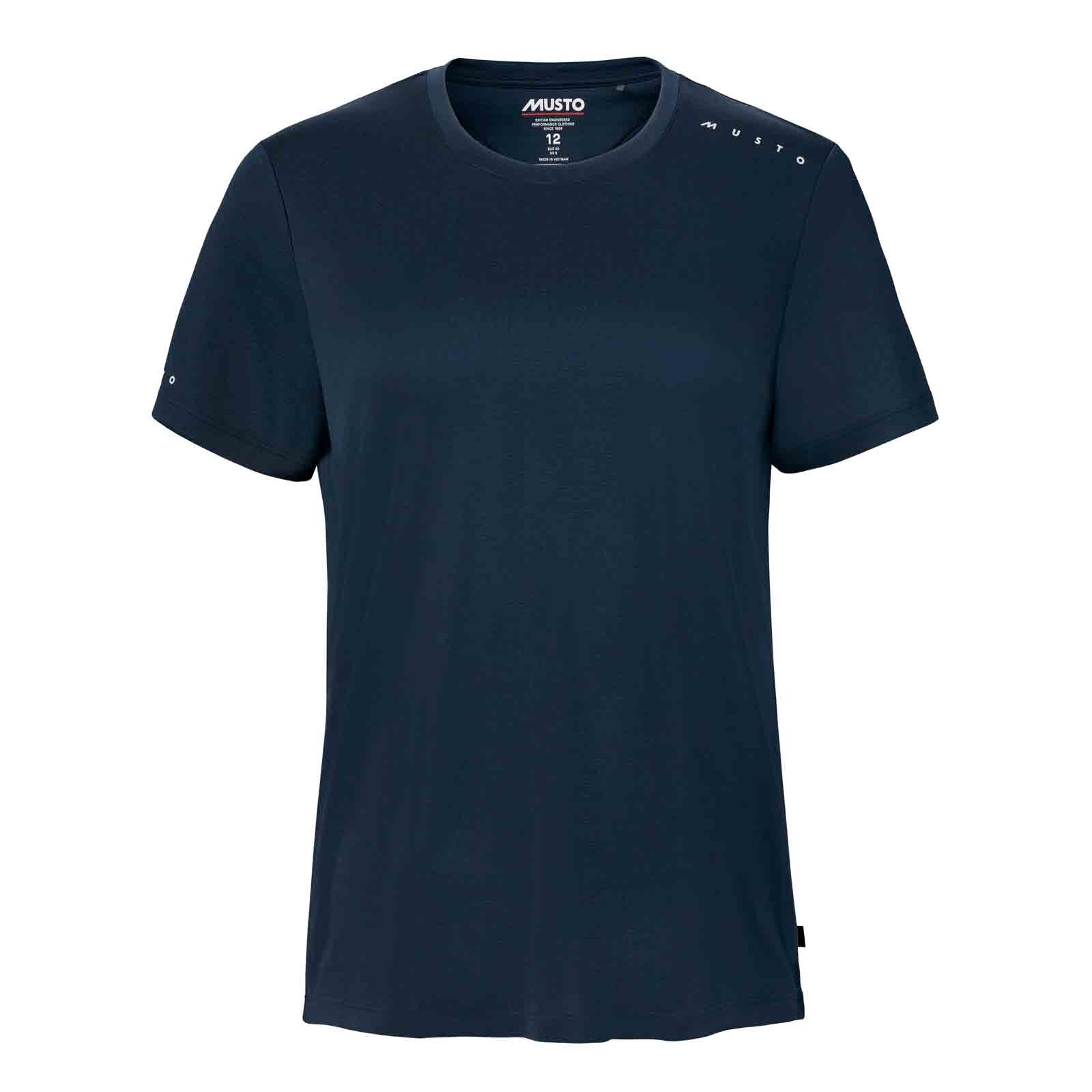 Musto Damen Evo Sunblock T-Shirt - Navy
