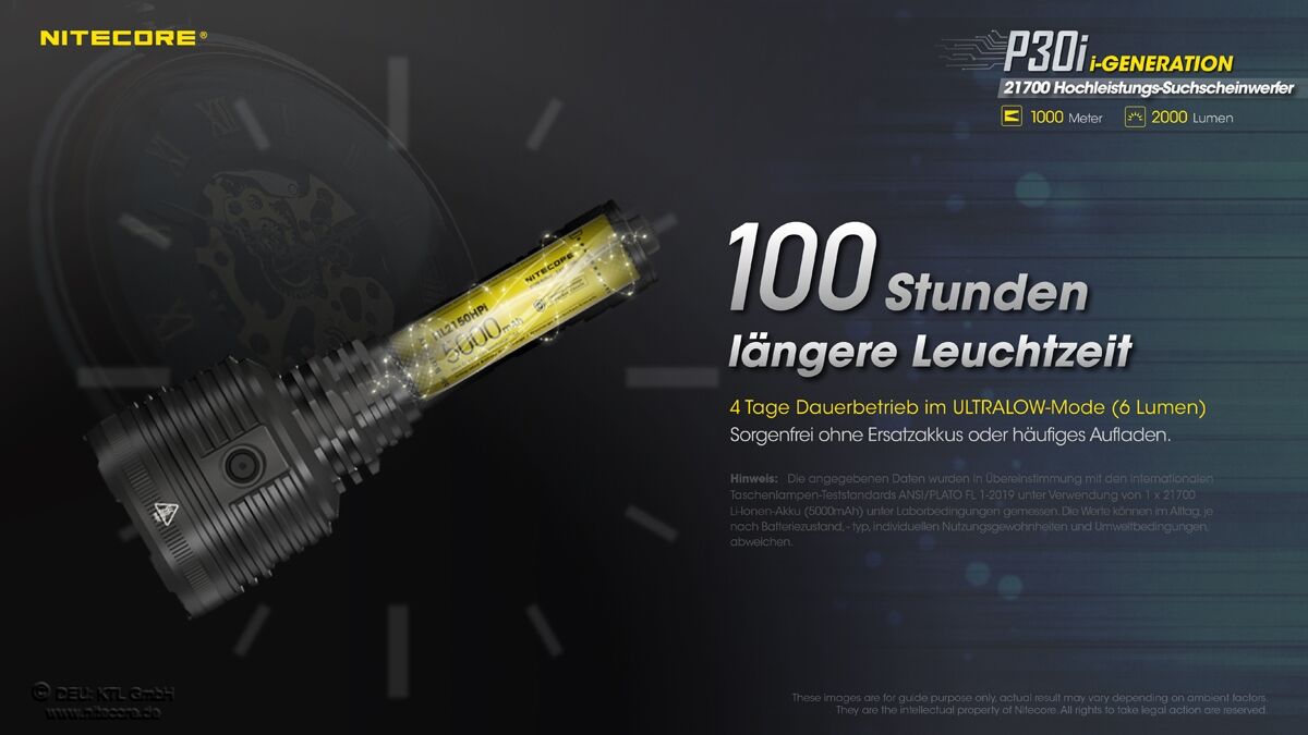 Nitecore P30i - 2000 Lumen
