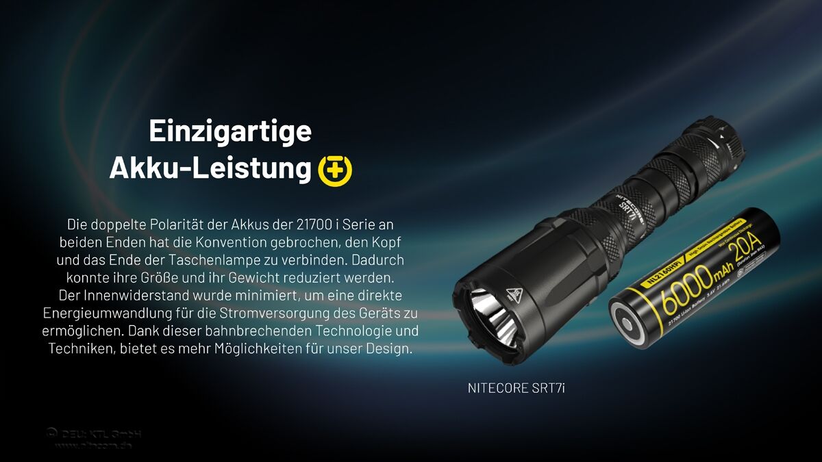 Nitecore LI-Ion Akku 21700, 6000mAH, NL2160HPI