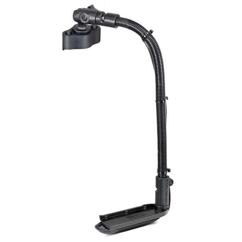 RAM Mounts Transducer-Halterung mit Tough-Tray Adapter, Octagon-Sockel, B-Kugel