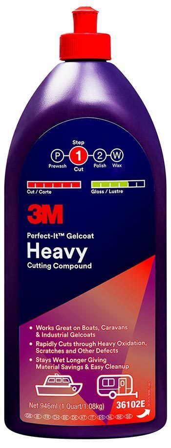 3M Perfect-It Gelcoat Heavy Cutting Compound 946ml 3M Perfect-It Gelcoat Heavy Cutting Compound 946ml