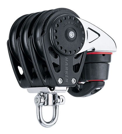 Harken 57mm Triple Carbo Block w/Cam Cleat (2617)