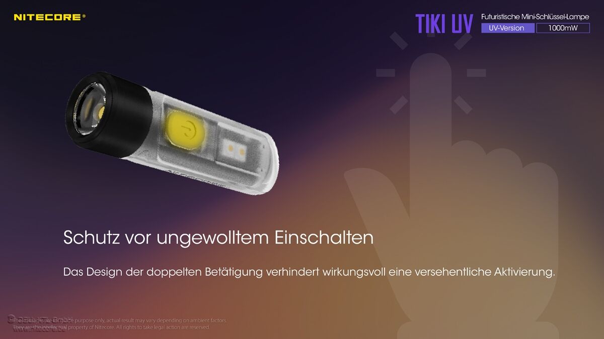 Nitecore TIKI UV - 1000mW