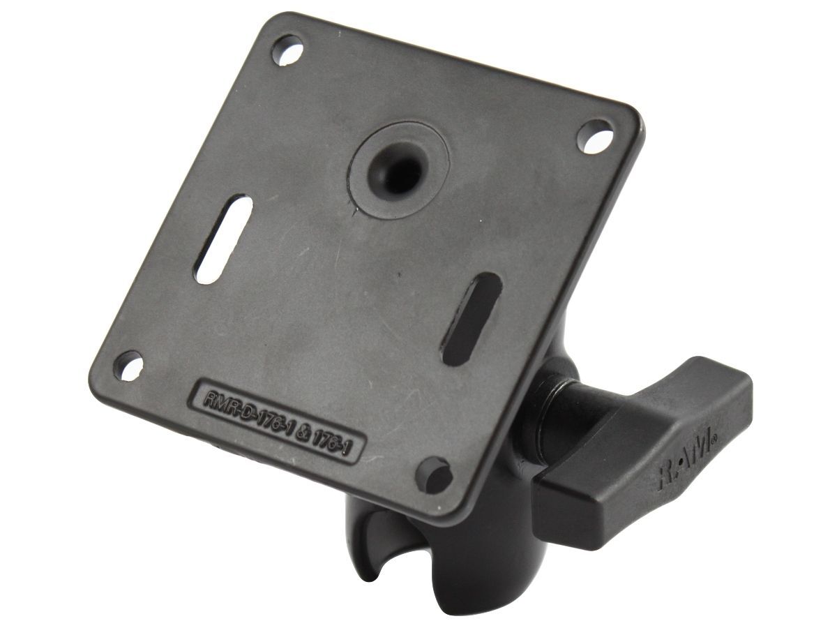 RAM Mounts Set - VESA-Platte (75x75 mm Lochraster), kurzer Verbindungsarm, C-Kugel (1,5 Zoll), im Polybeutel