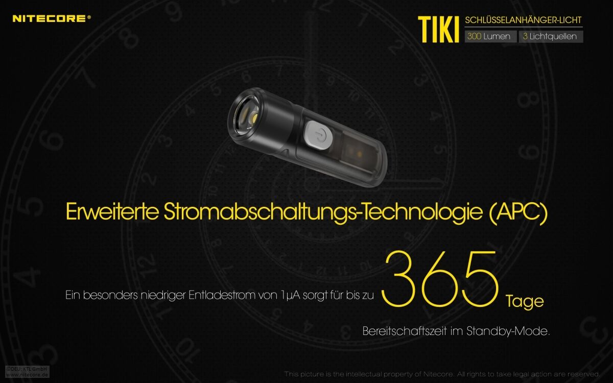 Nitecore TIKI - 300 Lumen