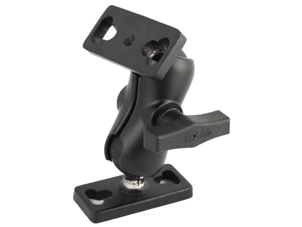 RAM Mounts Aufbau-Set für Bosch Rail Structures - 2x Bosch-Adapterplatte, kurzer Verbindungsarm, C-Kugel (1,5 Zoll)