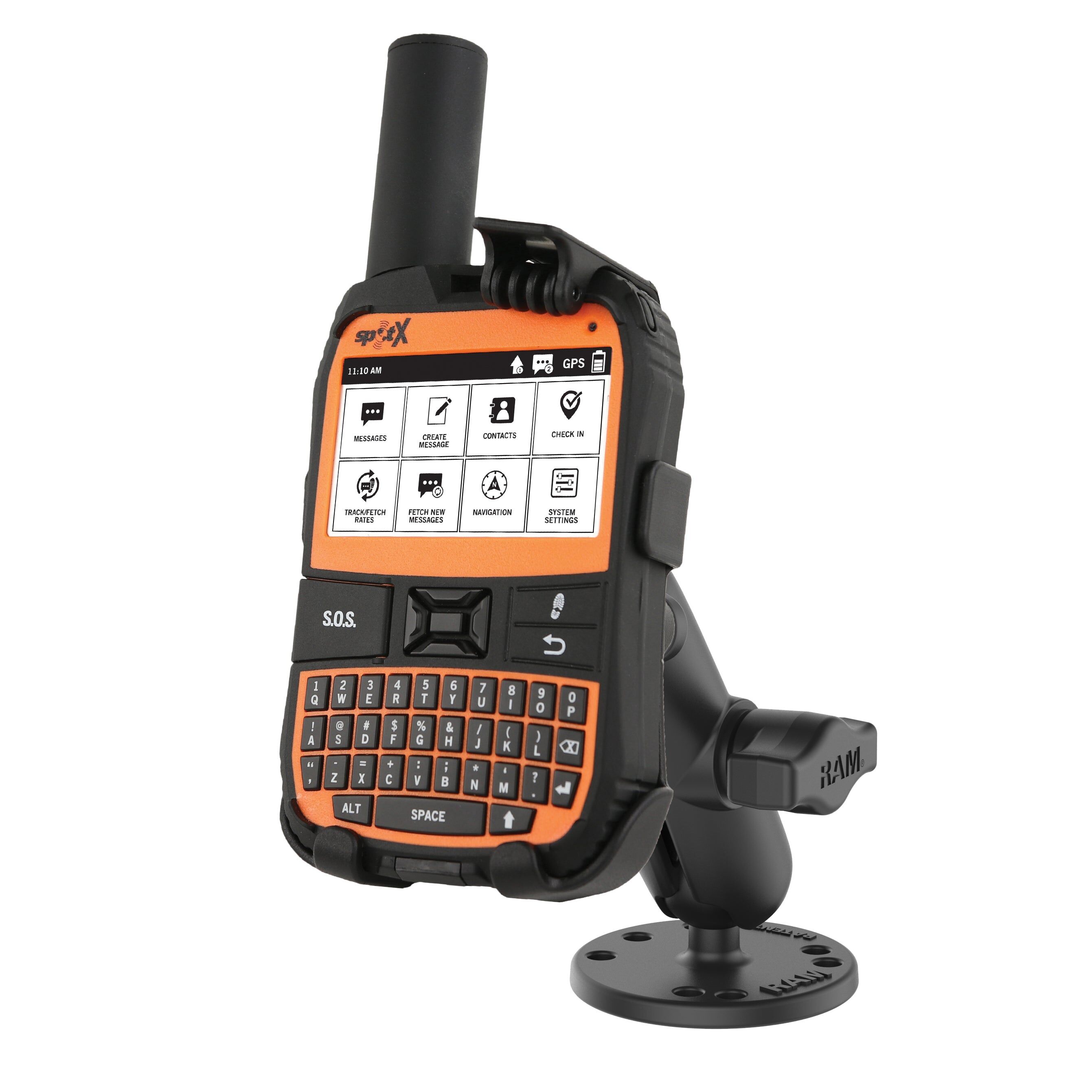 RAM Mounts Aufbau-Halterung für Spot X - B-Kugel (1 Zoll), EZ-Roll'r Halteschale