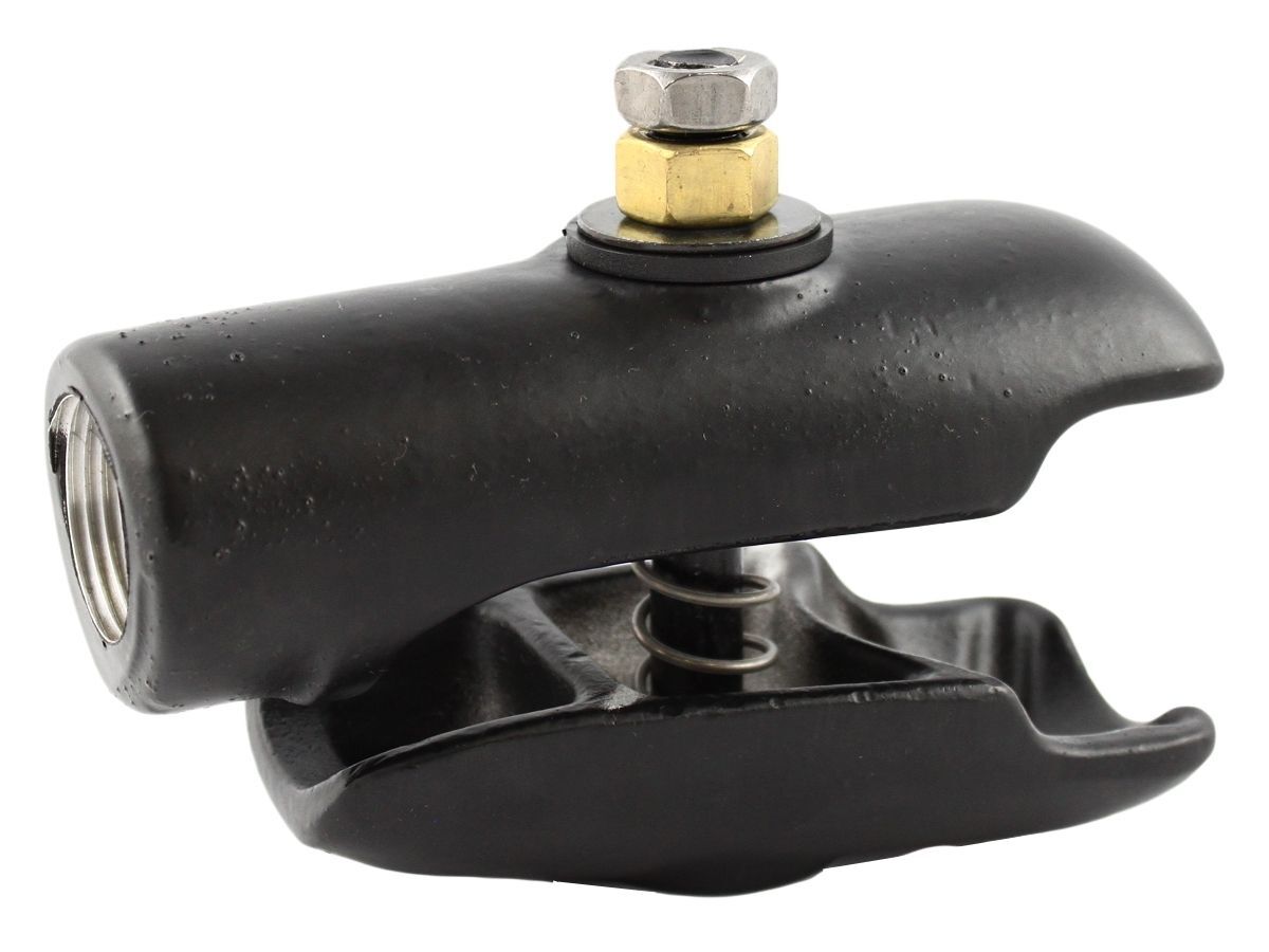 RAM Mounts Verbindungsarm kurz, nur Mutter gesichert (ohne Drehverschluss) - 1" NPT Innengewinde (einseitig), D-Kugel (2,25 Zoll)
