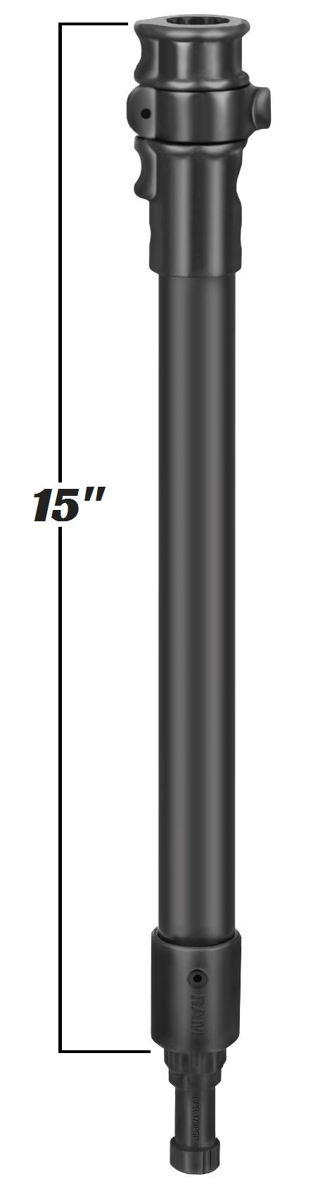 RAM Mounts Verbundstoff-Verlängerungsarm mit Spline Post - Länge ca. 380 mm