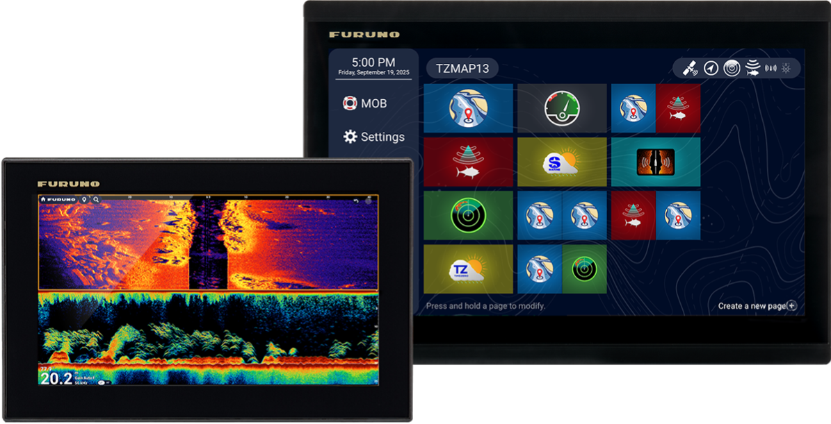 FURUNO TZMAP Kartenplotter MFD Serie