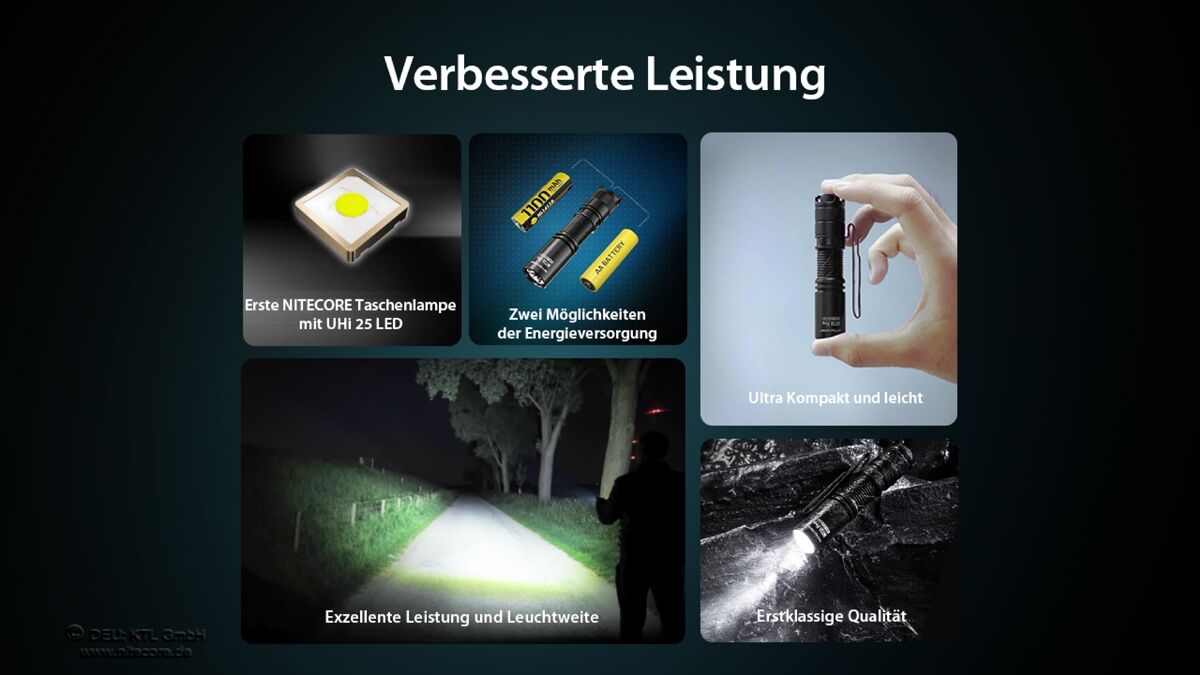 Nitecore MT1A PRO - 800 Lumen