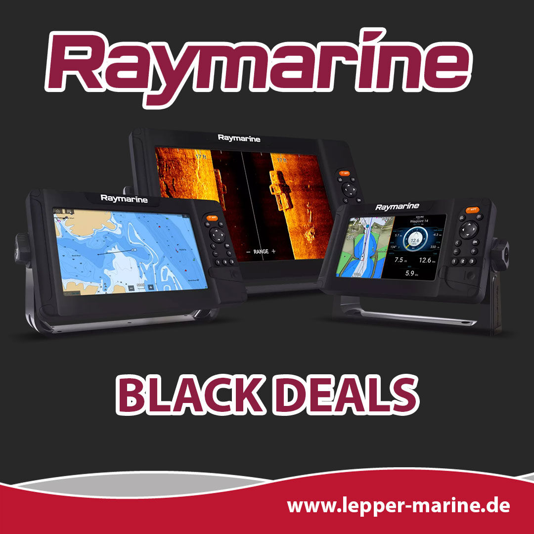 Drei verschiedene Raymarine Echolot und Kartenplotter Displays von Lepper Marine im Angebot