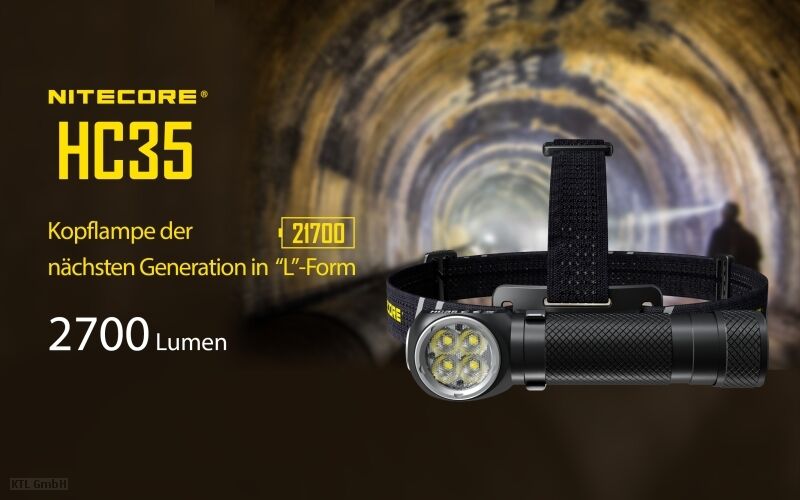 Nitecore HC35 inkl. NL2140HP