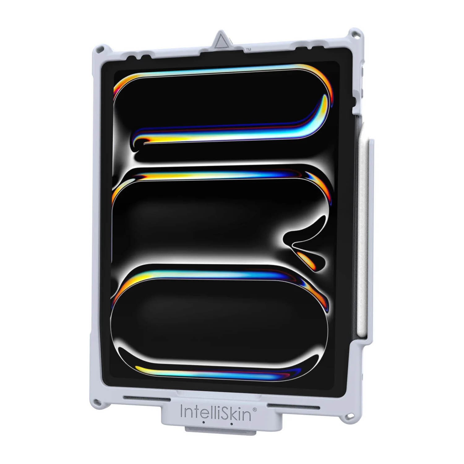 RAM Mounts IntelliSkin Next Gen Ladeschutzhülle für Apple iPad Pro 13 (M4), Air 13 (M2 & M3) & Pro 12.9 - GDS-Technologie - USB-C-Anschluss (Extern) - Grau