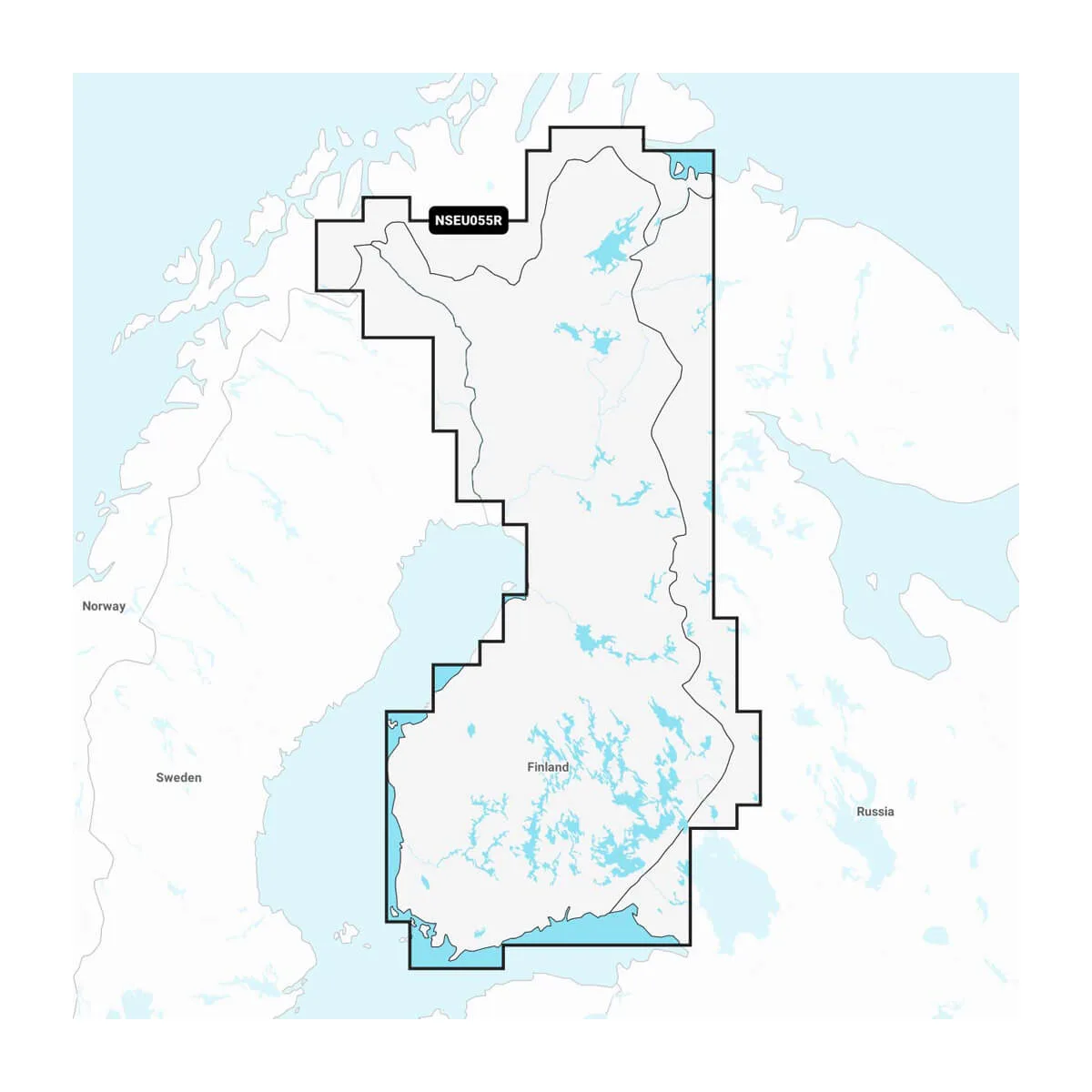 Garmin Navionics+ NSEU055R Finnland, Seen & Flüsse Seekarte für Binnengewässer