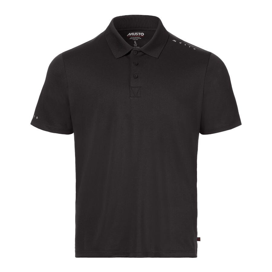 Musto M EVO CREW SUNBLOCK SS POLO - Black, M