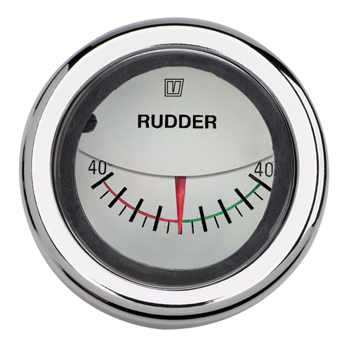 Vetus Ruderstandsanzeige-Ableseinstrument 12/24V weiß