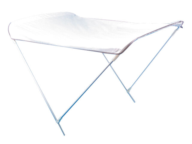 Talamex_Bimini_weiss_2armig Talamex Bimini Sonnenschutz mit 2 Armen (versch. Größen)