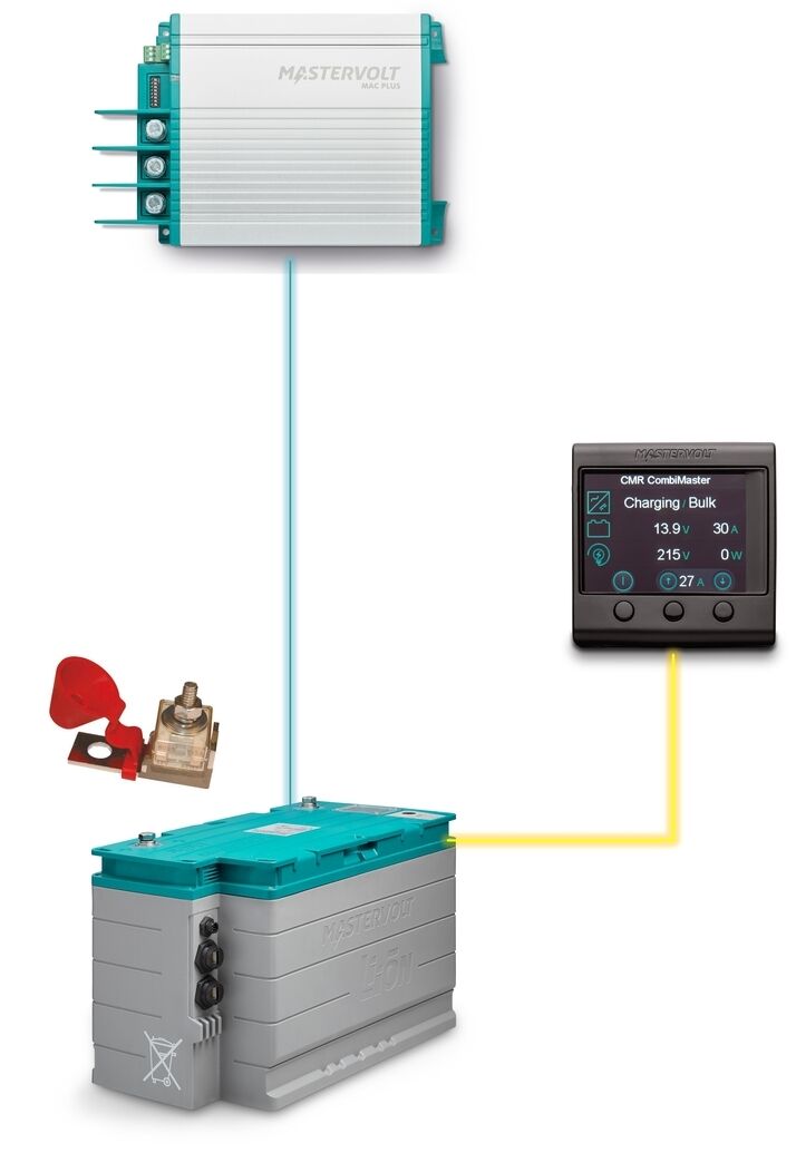 Mastervolt MLI 12/1250 Mac Plus DC/DC System Set (12V) Mastervolt MLI 12/1250 Mac Plus DC/DC System Set (12V)