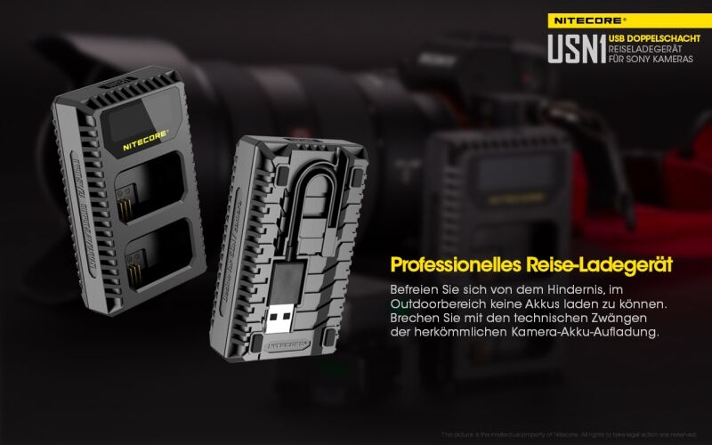 Nitecore USN1 - für Sony Cameras