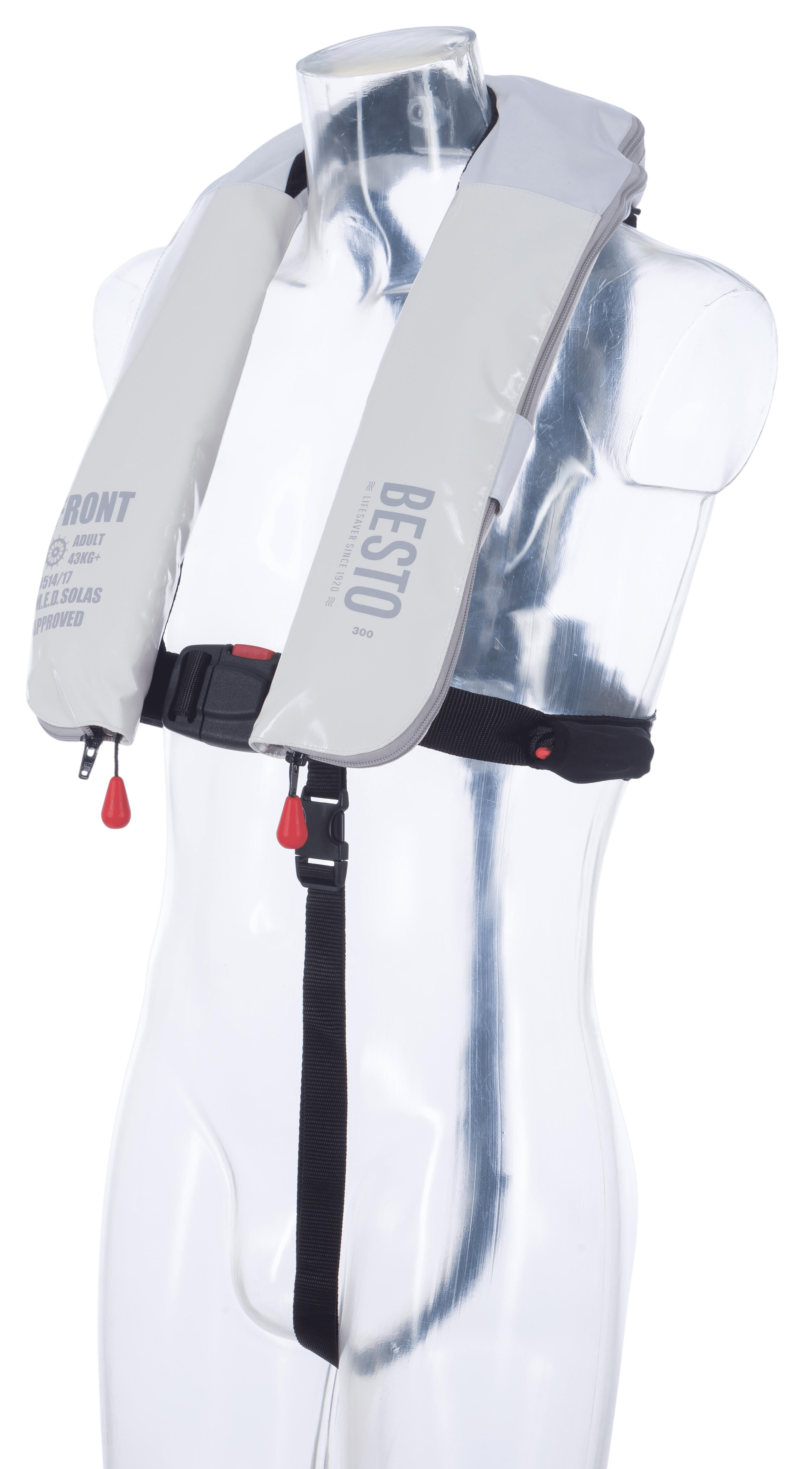 Besto 300N Rettungsweste Solas Superyacht white