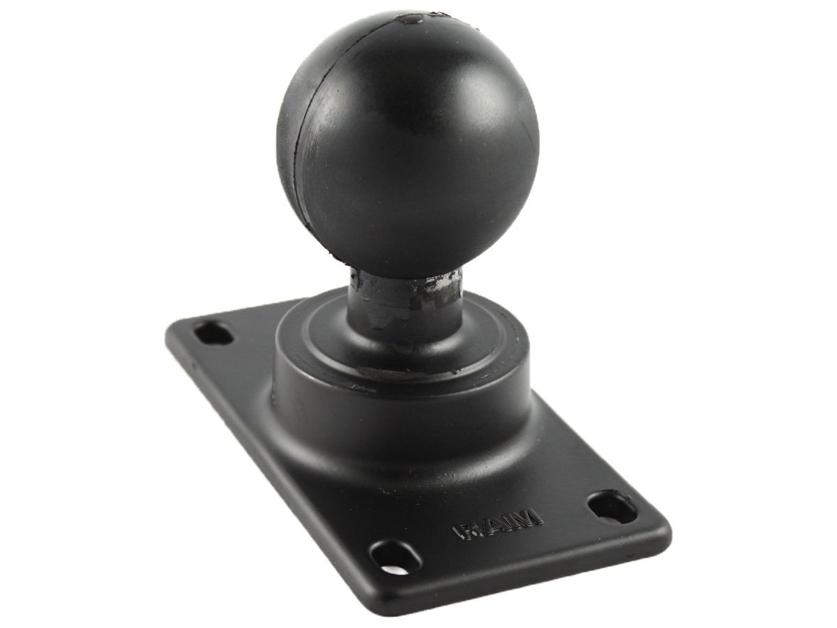RAM Mounts halbe VESA-Platte (71,4 x 127 mm) - 50 x 100 mm Lochraster, D-Kugel (2,25 Zoll), im Polybeutel
