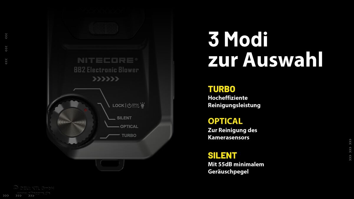 Nitecore BB2 - elektronisches Gebläse
