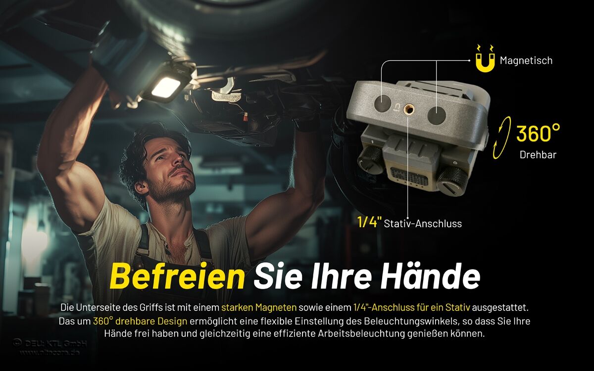 Nitecore Worklight NWL30 - Universal-Arbeitsleuchte
