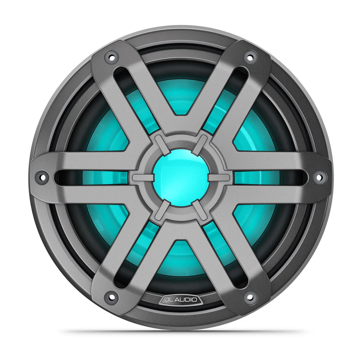 JL Audio JL Audio M200 10" Marinesubwoofer 250W RMS grauer Sportgrill