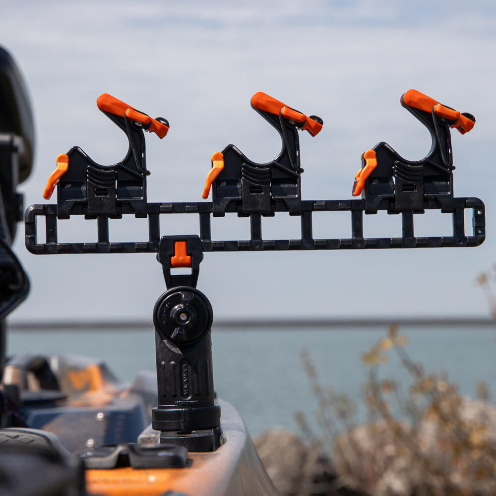 SideStage Pro Rod Rack includes 6 FlipGrips, 2 ClickTrac Rails, LNL Mount