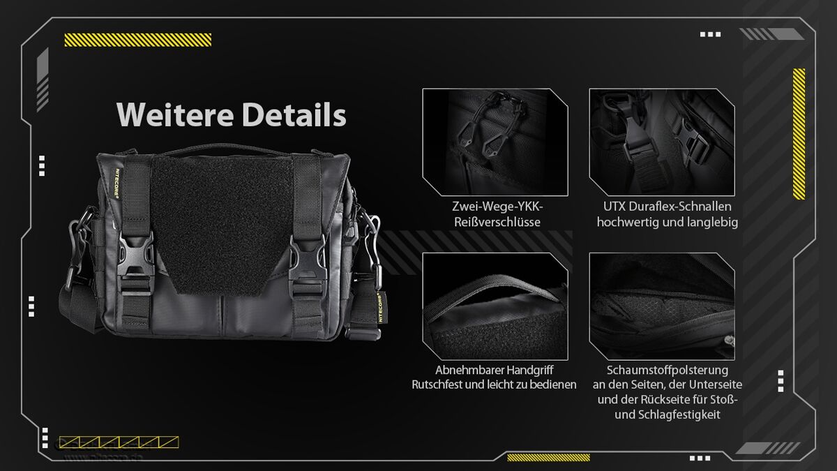 Nitecore SLB05 - EDC-Slingbag, 2 Liter
