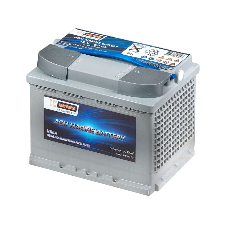 Vetus AGM Power 12V Batterie 60Ah