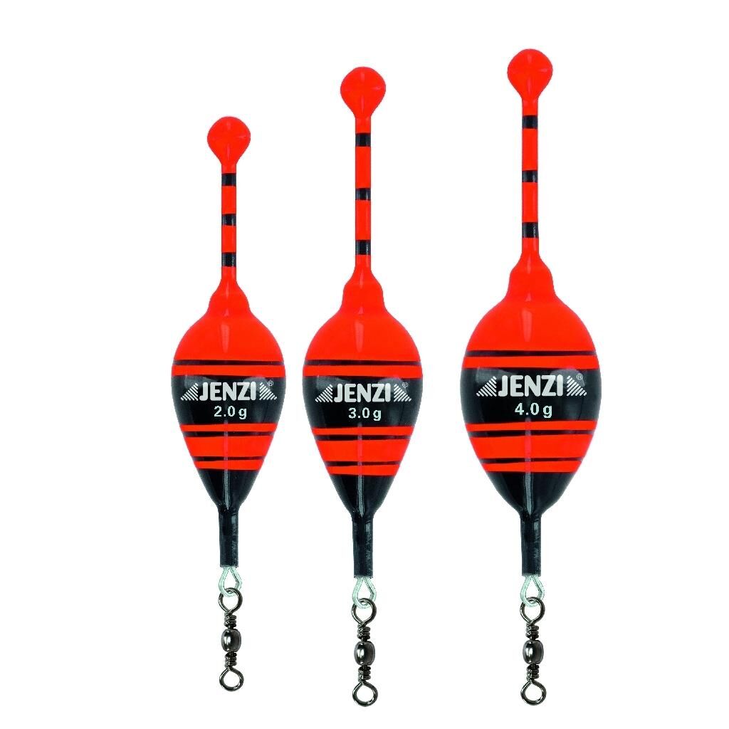 Jenzi Forellenpose "Trout DOPE Buoy 1" mit Wirbel und Sichtpilot, 3,0 g