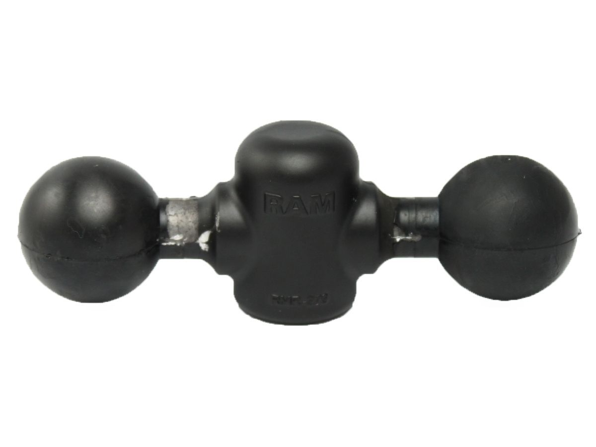 RAM Mounts Doppelkugel-Adapter mit 1/2" NPT-Innengewinde - C-Kugel (1,5 Zoll), im Polybeutel