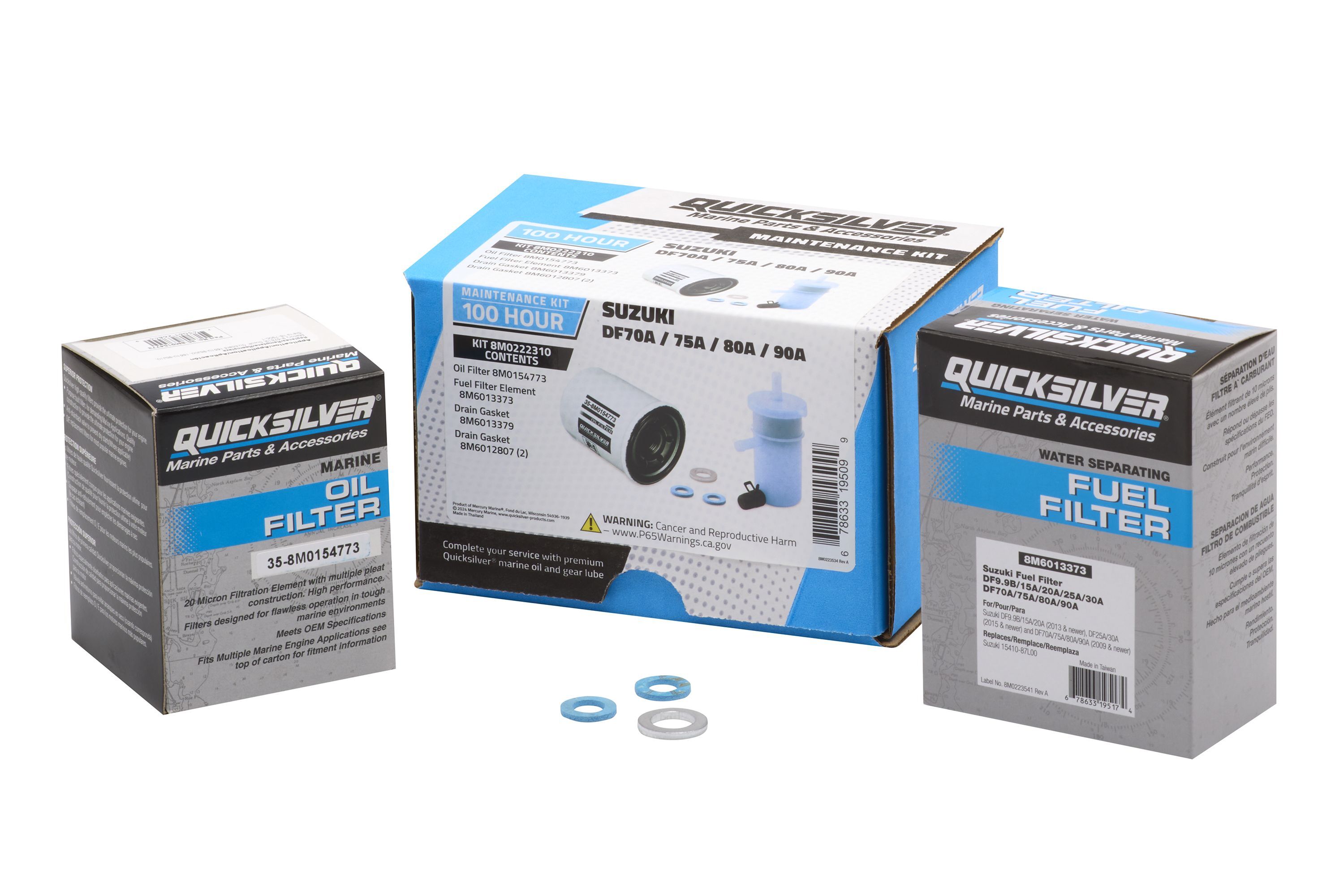 Quicksilver Wartungskit Suzuki DF70A/75A/80A/90A Quicksilver Wartungskit Suzuki DF70A/75A/80A/90A