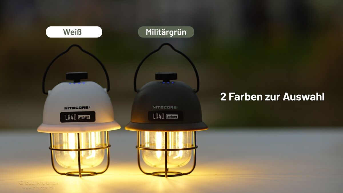 Nitecore LR40, weiss