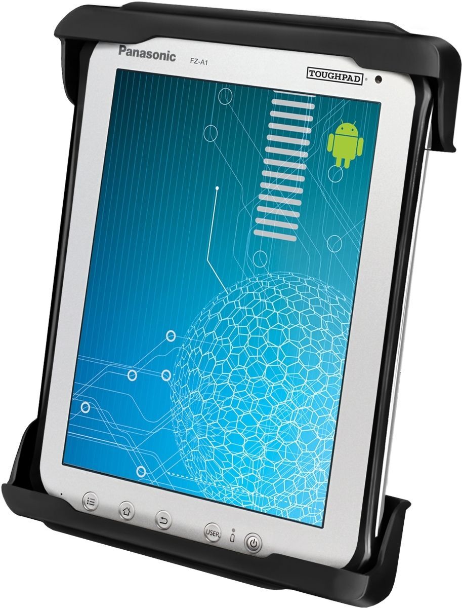 RAM Mounts Tab-Tite Universal Halteschale für Panasonic Toughpad FZ-A1 und 9 -10 Zoll Tablets (mit /ohne Schutzhülle) - AMPS-Aufnahme, Schrauben-Set