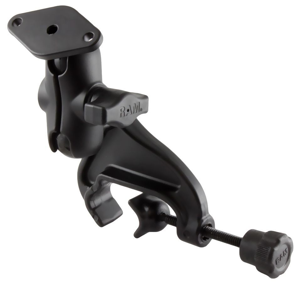 RAM Mounts Luftfahrt-Set - B-Kugel (1 Zoll), Steuerhornklammer, kurzer Verbindungsarm, Diamond-Basisplatte (Trapez)