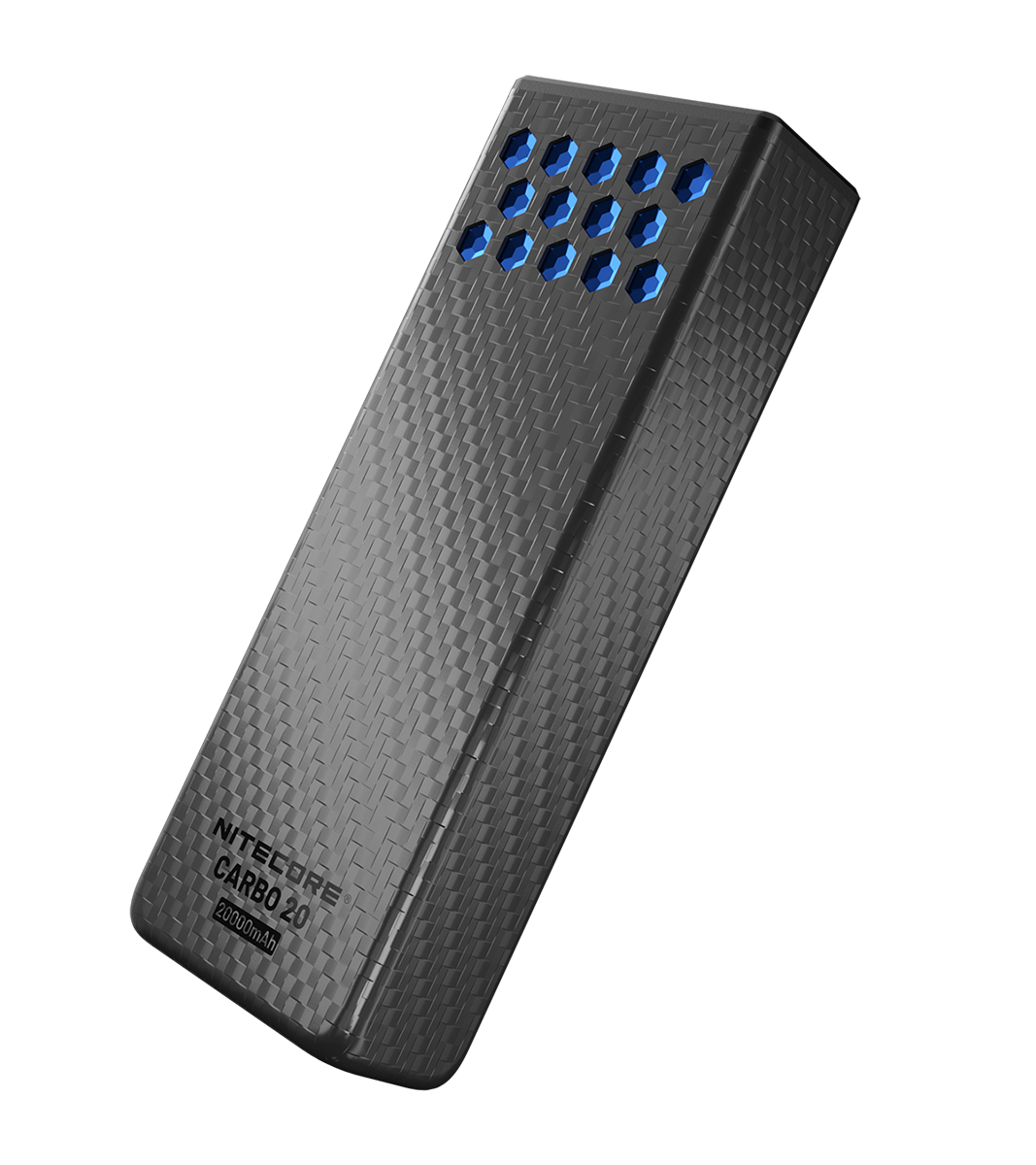 Nitecore Powerbank CARBO20 - 20000mAh, blau