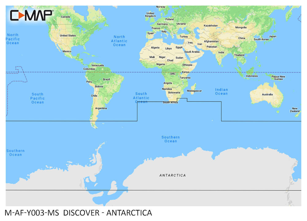 M-AF-Y003-MS_01 C-MAP DISCOVER:  M-AF-Y003-MS  Antarctica