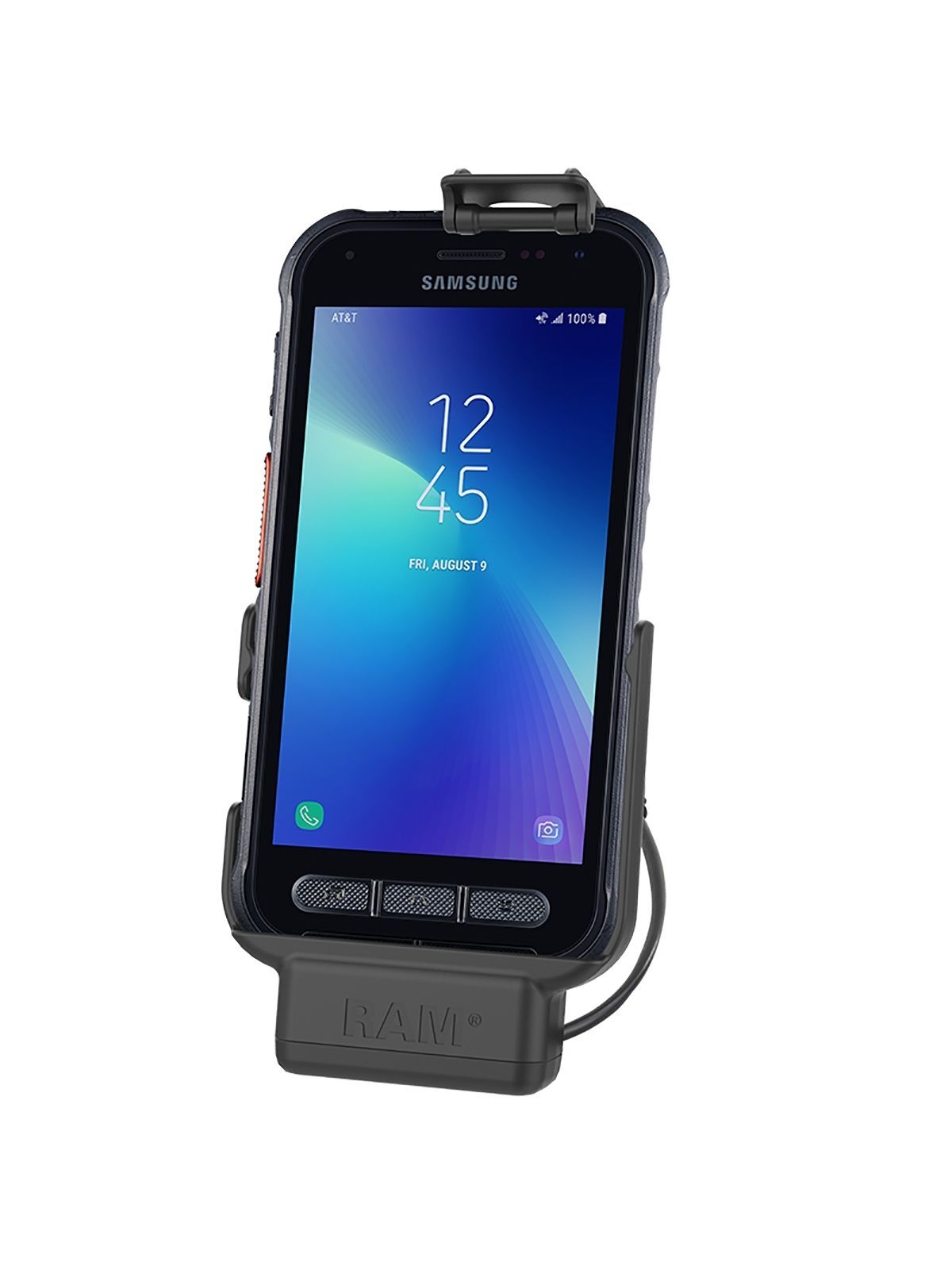 RAM Mounts EZ-Roll'r Form-Fit Halteschale für Samsung Galaxy XCover FieldPro - Ohne Schutzhülle - USB-A-Anschluss