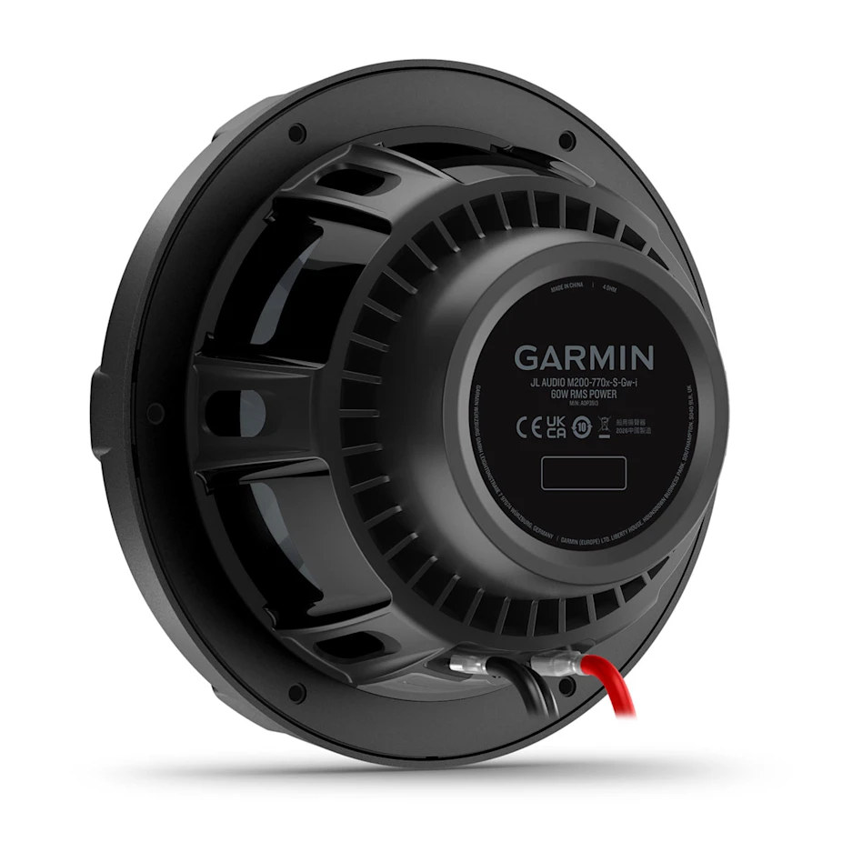 JL Audio M200 Marinelautsprecher 7,7 Zoll mit LED RGB Beleuchtung grauer Sportgrill