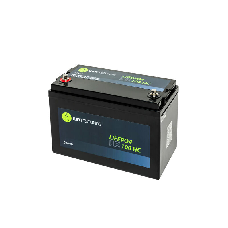 WATTSTUNDE® Lithium 100Ah LiFePO4 Batterie LIX100-BS