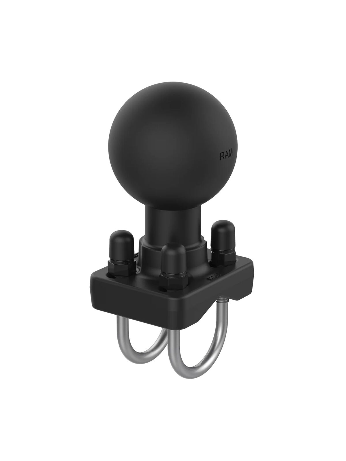 RAM Mounts Doppel-Klemmschelle - D-Kugel (2,25 Zoll), 19,05-31,75 mm Durchmesser
