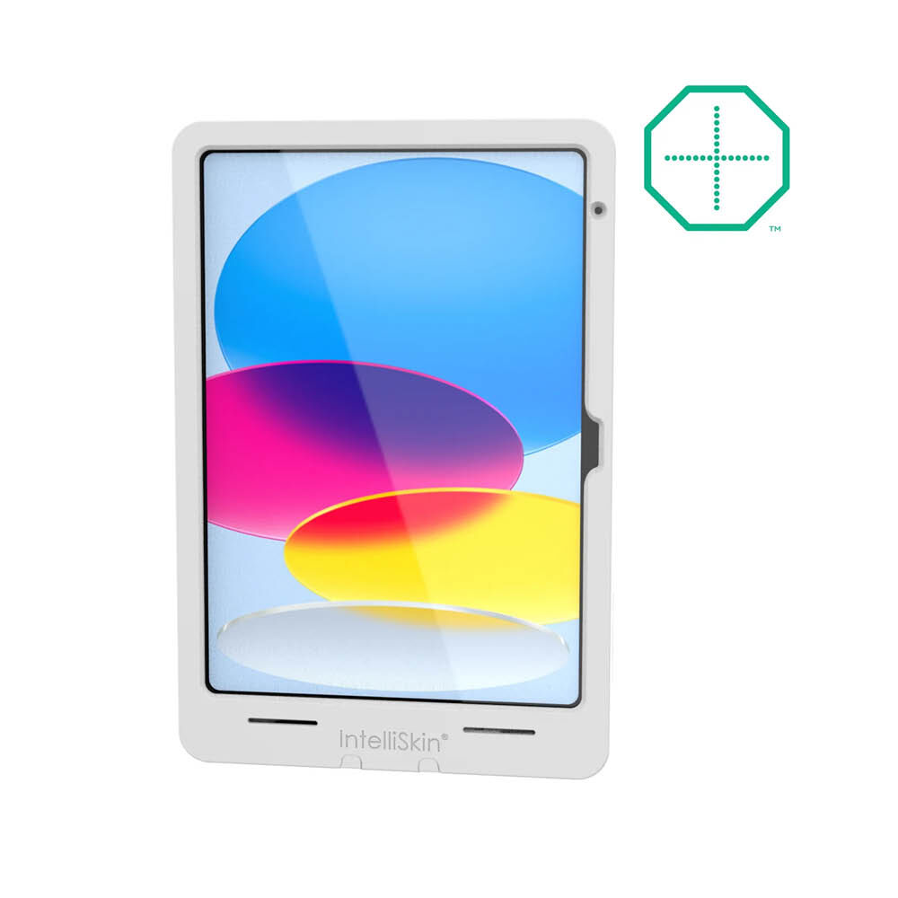 RAM Mounts IntelliSkin Thin-Case Ladeschutzhülle für Apple iPad 10 & 11 Gen. (A16) - GDS-Technologie - Rückseitige Pogo-Pads - USB-C-Anschluss (Extern) - Grau